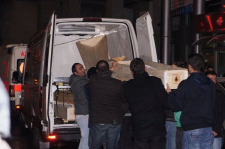 Gazdan zehirlenen anne ve 4 çocuğunun cenazesi adli tıpa götürüldü