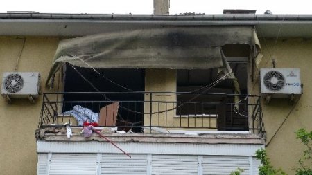 Gazeteci, doğalgaz patlamasında yaralandı