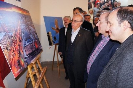 Gazeteci Akkök, 'Erzurum' temalı fotoğraf sergisini açtı