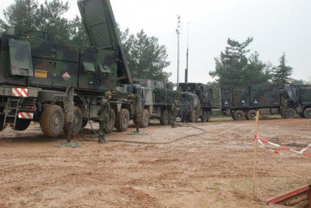 Gazi Kışlası'na konuşlandırılan Patriotlar basına tanıtıldı