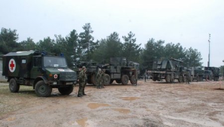 Gazi Kışlası'na konuşlandırılan Patriotlar basına tanıtıldı