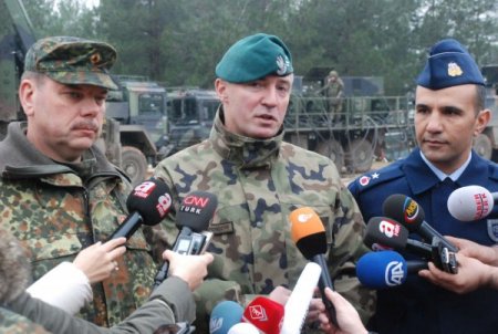 Gazi Kışlası'na konuşlandırılan Patriotlar basına tanıtıldı