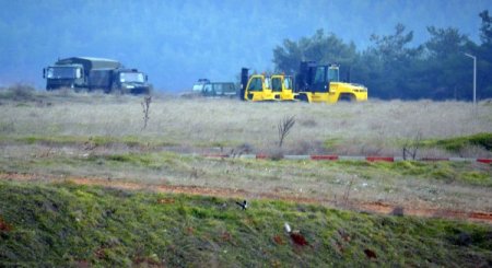 Gazi Kışlası'nda Patriot bataryalarının kurulum çalışmaları başladı