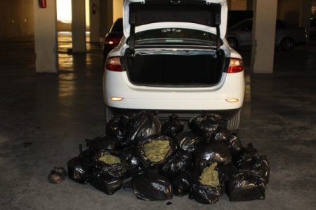 Gaziantep polisi, 47 kilogram esrar ele geçirdi