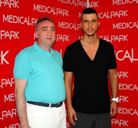 Gaziantepspor’un yeni transferi Medunjanin sağlık kontrolünden geçti