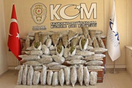 Gaziantep’te 105 kilo esrar ele geçirildi