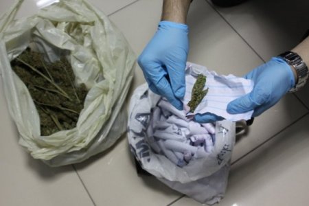 Gaziantep’te 28 kilogram esrar ele geçirildi