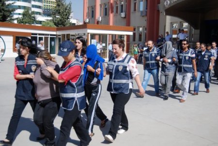 Gaziantep'te fuhuş operasyonu:16 kişi gözaltına alındı