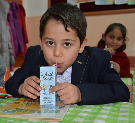 Gaziantep’te okullara süt dağıtımı başladı