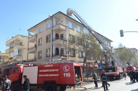 Gaziantep’te yangın paniği