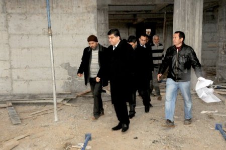 Gazikent’e yapılan imam hatip lisesi ve yurt inşaatı 1 yılda tamamlanacak