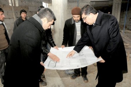 Gazikent’e yapılan imam hatip lisesi ve yurt inşaatı 1 yılda tamamlanacak