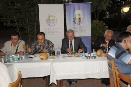 Gaziler, İnegöl'ün kurtuluş yıl dönümünde yemekte buluştu