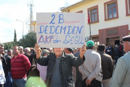 Gazipaşa'da 2B eylemi