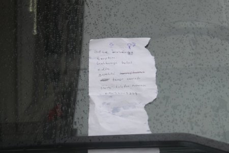 'Gece arabanıza çarptım, hakkınızı helal edin, gerekirse masrafları öderim'