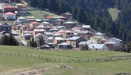 Gecekondu siluetli yaylalar