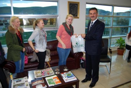 Gemlik İmam Hatip Lisesi'ne Almanya'dan misafir geldi