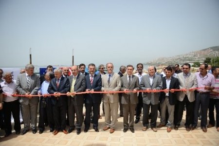 Gemlik'te taşkınlara karşı yaptırılan yağmur suyu terfi istasyonu açıldı
