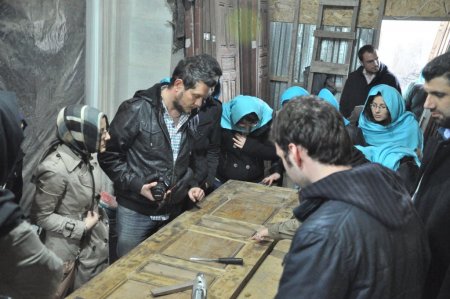 Genç mimarlar Nuruosmaniye Camii'ni inceledi