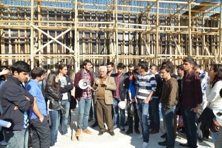 Genç mühendisler tünel inşaatını gezdi