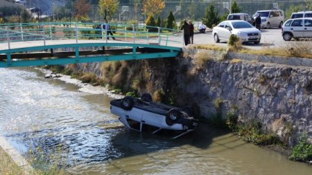 Gençlerin bayram gezisi derede bitti