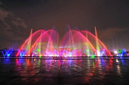 Gençlik Parkı, ışıklı su gösterisine hazırlanıyor