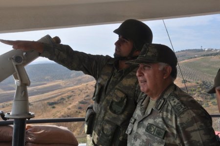 Genelkurmay Başkanı Özel, Suriye sınır bölgesinde