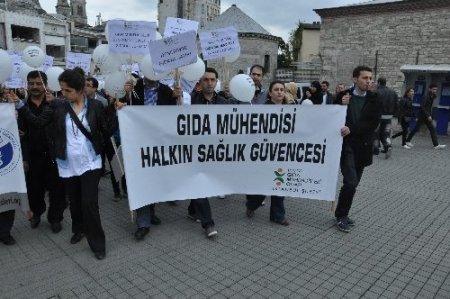 Gıda mühendislerinde 'kanserojen madde' eylemi