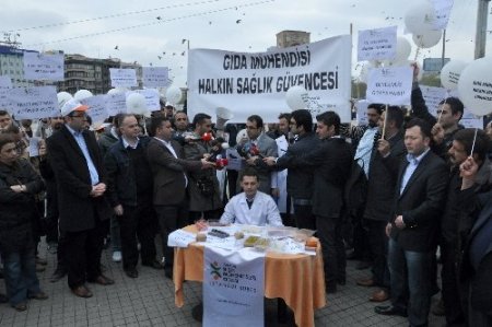 Gıda mühendislerinde 'kanserojen madde' eylemi