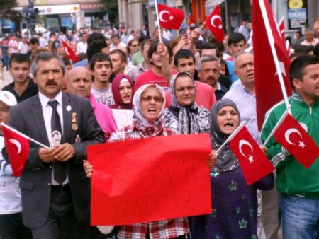 Giresun'da teröre bayan tepkisi