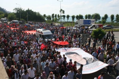 Giresunlu Şehit Piyade Er Yaşar Doymuş Toprağa Verildi