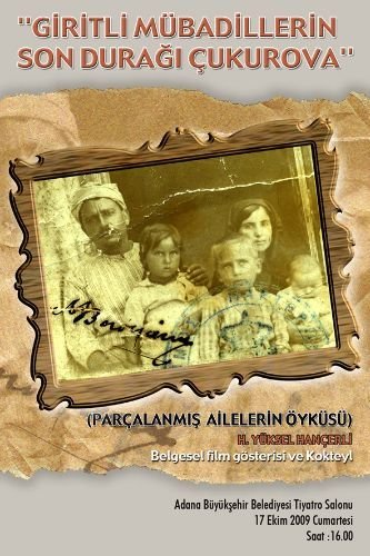 'giritli Mübadillerin Son Durağı Çukurova' Kitabının Belgeseli Çekildi