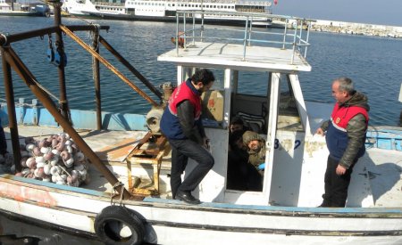 Göçmen kaçakçılığına yönelik tatbikat nefes kesti