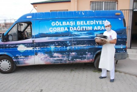 Gölbaşı Belediyesi'nden cenaze evlerine yemek hizmeti