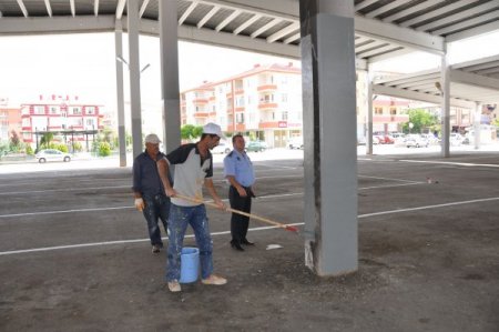 Gölbaşı'nda Pazar Yerleri Ramazan Öncesi Temizleniyor