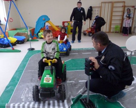 Goncalı minikler trafik eğitimi aldı