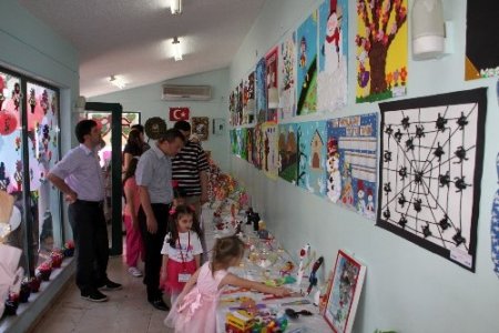 Goncalı öğrenciler el işi sanatlarını sergiledi