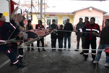 Gönüllü itfaiyecilik eğitimleri devam ediyor