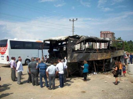 Görele’deki Otobüs Kazasında Ölen 9 Kişinin Ölüm Nedeni 10 Numara Yağ
