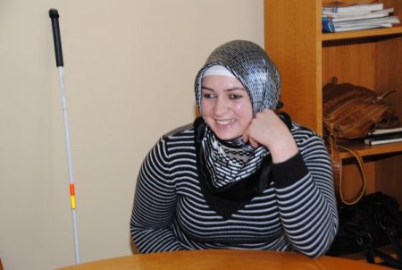 Görme engelli Azime: Hukuk fakültesini kazanarak avukat olmak istiyorum