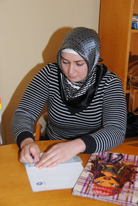 Görme engelli Azime: Hukuk fakültesini kazanarak avukat olmak istiyorum