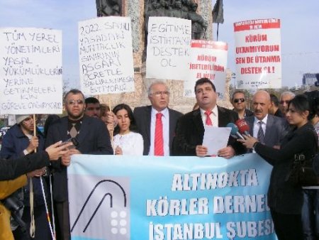 Görme Engellilerden 'poligonda Atış Talimine' Tepki