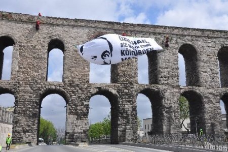 Greenpeace'den Bozdoğan Kemeri'nde santral mesajı