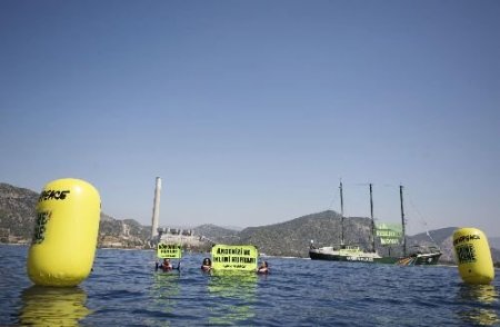 Greenpeace'den Termik Santral Eylemi