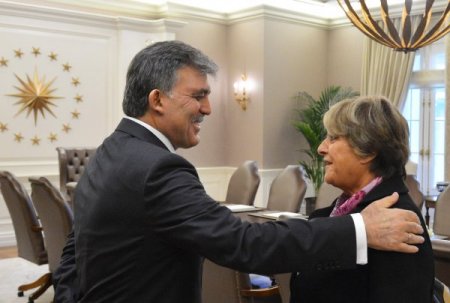 Gül, AKPM Denetim Komisyonu Türkiye Raportörü Durrieu'yu kabul etti