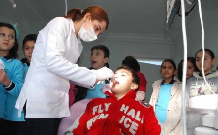 Gülen Koleji öğrencileri, diş sağlığını 'merkezinde' öğrendi