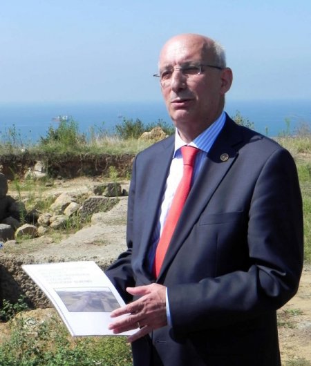 Gülüç'te heyelan tehlikesi kademeli sistemle ortadan kalkacak