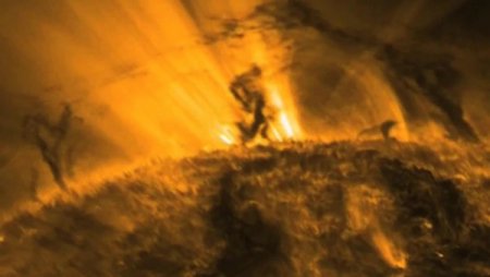 Güneş’teki Dev Hortumların ‘dansı’ Görüntülendi