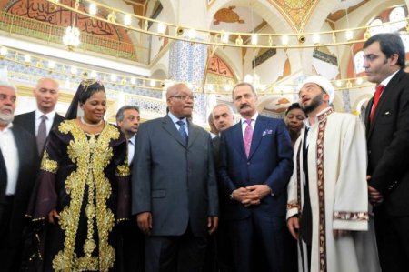 Güney Afrika lideri Zuma, Nizamiye Külliyesi’nde