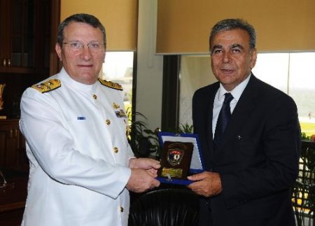 Güney Deniz Saha Komutanı Güner, Başkan Kocaoğlu'nu Ziyaret Etti